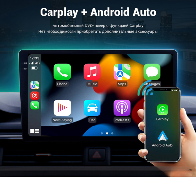 Штатная магнитола android для Toyota Camry V55 - Mekede M6 Pro Plus - Qled 2K, Android 12, ТОП процессор, 8/256, CarPlay, 4G/LTE-SIM