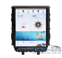 Магнитола для Toyota Land Cruiser 200 2016-2021 (отдельный экран климата) - Carmedia ZF-1205-Q6 ("Тесла-Стиль") Android 11, 8ГБ+128ГБ, SIM-слот