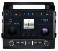 Штатная магнитола для Toyota Land Cruiser 200 2007-2015 - Carmedia ZF-6025H-DSP ("Тесла-Стиль") на Android 9.0, 6-ТУРБО ядер, 4ГБ-64ГБ и встроенным DSP
