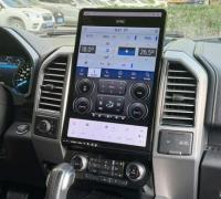Магнитола android для Ford F-150 2015-2020 (кондиционер) - Carmedia ZF-3035-S3-GE вертикальный экран в стиле "Тесла" на Android 13, 8Гб+128Гб, CarPlay, 4G SIM-слот