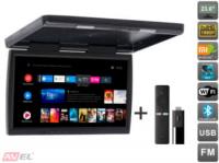 Потолочный монитор на Android AVS2230MPP (черный) + Xiaomi Mi TV Stick + AV1252DC