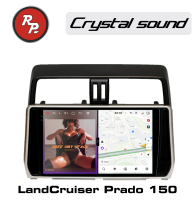 Автомагнитола для Toyota Land Cruiser Prado 150 2017- 2023 RedPower 850 Crystal 4 Гб оперативной и 64 Гб встроенной памяти / 10 дюймов