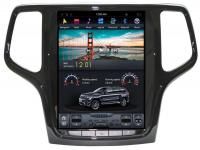 Штатная магнитола для Jeep Grand Cherokee 2013+ - Carmedia ZF-1217B-DSP ("Тесла-Стиль") на Android 9.0, 6-ТУРБО ядер, 4ГБ-64ГБ и встроенным DSP