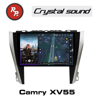 Автомагнитола для Toyota Camry VX55 2014-2018 RedPower 850 Crystal  4 Гб оперативной и 64 встроенной памяти / 10 дюймов
