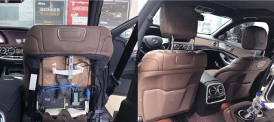 Навесной монитор 11" на подголовник ERGO ER11UA_KIT (Android 9.0) с креплением в спинку кресла