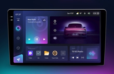 Магнитола универсальная 10.36 дюймов Teyes CC3 2K на Android 10, 8-ЯДЕР, 4ГБ-64ГБ, 4G-SIM, DSP, QLed