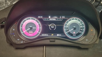 Электронная панель приборов для Infiniti QX80 / QX56 2010-2019 - Carmedia ZH-HL122 с LCD / ЖК 12.3" экраном QLED