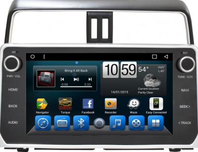 Магнитола Toyota Land Cruiser Prado 150 2017-2023 - Carmedia KR-1104-S10 Android 10, ТОП Процессор, 4ГБ-64ГБ, SIM-слот