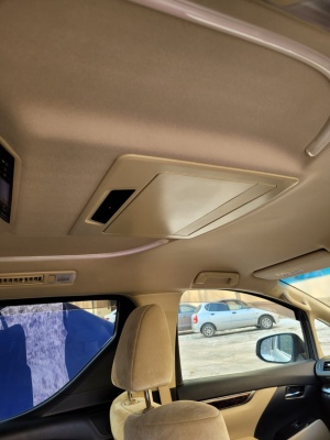 Потолочный Смарт ТВ 15,6" ERGO ER15AFL для Toyota Alphard (1920x1080, Android) бежевый