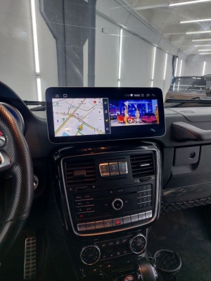Магнитола для Mercedes-Benz G-класс 2015-2018 NTG 5.0/5.1 - Radiola RDL-7705 монитор 10.2", Android 13, 8Гб+128Гб, CarPlay, SIM-слот
