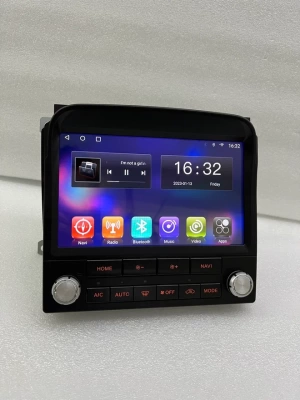 Магнитола для Toyota Land Cruiser 100, Lexus LX470 1998-2002 (климат на цветном экране) - Carmedia ZH-T1207 монитор 9", Android 13, 8Гб+128Гб, CarPlay, SIM-слот