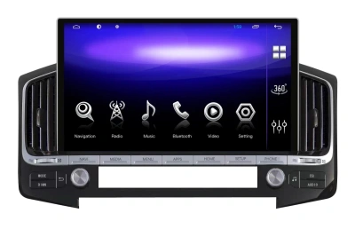 Магнитола Toyota Land Cruiser 200 2016-2021 (отдельный экран климата) - Carmedia KP-T1302 монитор 13.3" на Android 10, 6ГБ+128ГБ, 4G SIM-слот