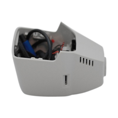 Штатный двухканальный видеорегистратор  для Volkswagen с штатной системой следования по полосам (2015+) серый / RedPower DVR-VAG9-G DUAL