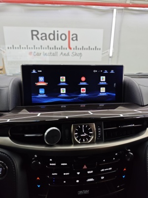 Магнитола Lexus LX570 2016+ и LX450d - Radiola RDL-LEX-LX16 монитор 12.3", Android 13, 8Гб+128Гб, CarPlay, 4G SIM-слот