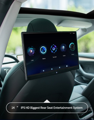 НАВЕСНОЙ МОНИТОР 14" НА ПОДГОЛОВНИК ERGO ER14AN (ANDROID 13)