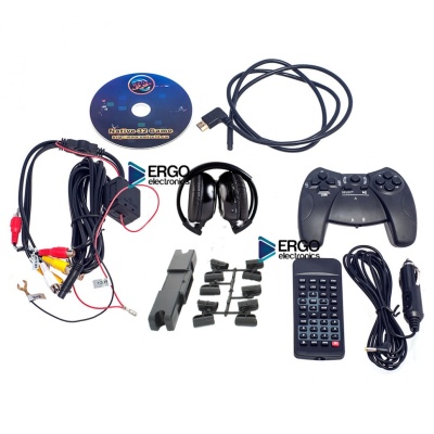 Навесной монитор на подголовник ERGO ER9L со встроенным DVD плеером и монитором 9"