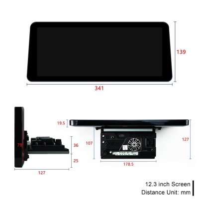 Автомагнитола RedPower 850 Crystal PRO 8 Гб оперативной и / 256 Гб встроенной памяти / 12.3 дюйма XLB