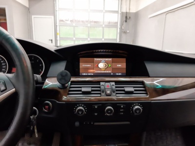 Магнитола для BMW 5-серия E60, 3-серия E90 2004-2008 CCC - Radiola RDL-6210 монитор 8.8" на Android 13, 8ГБ-128ГБ, Carplay, SIM-слот