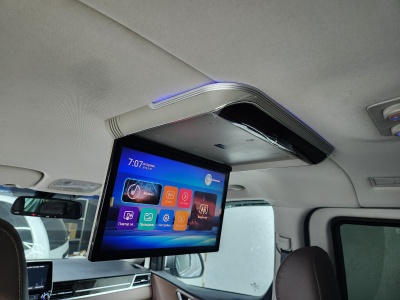 ПОТОЛОЧНЫЙ СМАРТ ТВ 17,3" для Hyundai Starex  ERGO ER1750AN (1920X1080, ANDROID), СЕРЫЙ