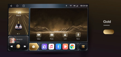 Магнитола универсальная без рамки (экран 10,3") - Ownice K6 - Qled 2K, Android 12, ТОП процессор, 8/256, CarPlay, 4G/LTE-SIM