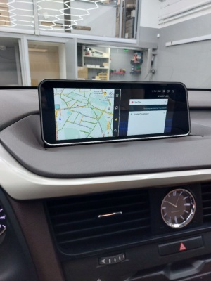 Магнитола для Lexus RX 2015-2019 (тачпад) - Radiola RDL-LEX-RX15 монитор 12.3", Android 13, 8Гб+128Гб, CarPlay, 4G SIM-слот