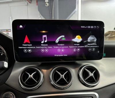 Магнитола андроид для Mercedes-Benz GLK 2012-2015 NTG 4.5/4.7 - FarCar MB1008 монитор 12.3" на Android 13, 8+128Гб, CarPlay, 4G SIM-слот