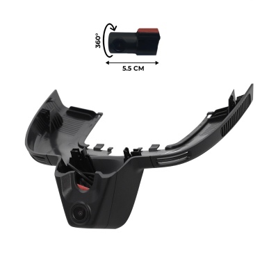 Штатный двухканальный видеорегистратор RedPower DVR-MBS6-G Dual черный для Mercedes GLS X167 2019+ и GLE W167 2019+ (для комплектаций с тремя камерами на лобовом стекле)