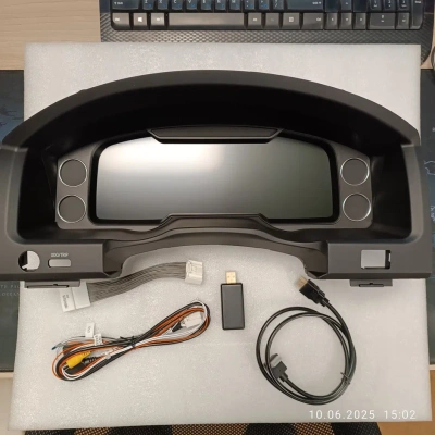 Электронная панель приборов Toyota Land Cruiser 200 2007-2015 - Carmedia ZH-166 с LCD / ЖК 12.3" экраном QLED