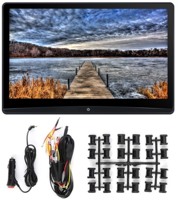 Навесной монитор 12.5" ERGO ER1250AN ЧЕРНЫЙ