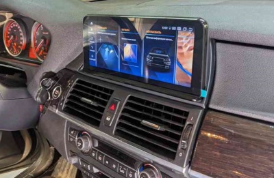 Магнитола для BMW X5 (E70), X6 (E71) 2009-2012 CIC - Farcar BMW2003 монитор 10.25", Android 13, 8Гб+128Гб, CarPlay, 4G SIM-слот