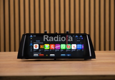 Магнитола андроид для BMW 5 (F10) 2010-2013 CIC - Radiola RDL-6208 L монитор 10.2", Android 13, 8Гб+128Гб, CarPlay, 4G SIM-слот
