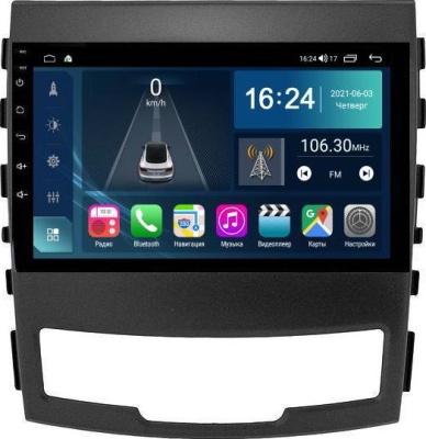 Штатная магнитола для Ssang Yong Actyon 2011-2013 FarCar TG159M на Android 10, 8-ядер, 2Гб-32Гб, встроенным 4G модемом и DSP