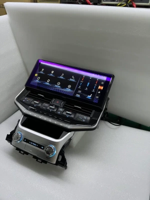 Магнитола для Toyota Land Cruiser 200 2016-2021 (без отдельного экрана климата) - Carmedia ZH-T1604 монитор 16.3", Android 13, 8Гб+128Гб, CarPlay, SIM-слот