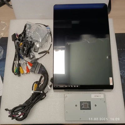 Магнитола android для Ford F-150 2015-2020 (кондиционер) - Carmedia ZF-3035-S3-GE вертикальный экран в стиле "Тесла" на Android 13, 8Гб+128Гб, CarPlay, 4G SIM-слот