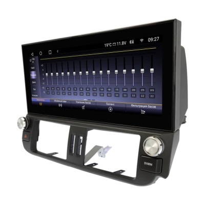 Магнитола для Toyota Land Cruiser Prado 150 2009-2013 (Low) - Carmedia ZH-T1208 монитор 12.3", Android 12, 8Гб+128Гб, CarPlay, SIM-слот