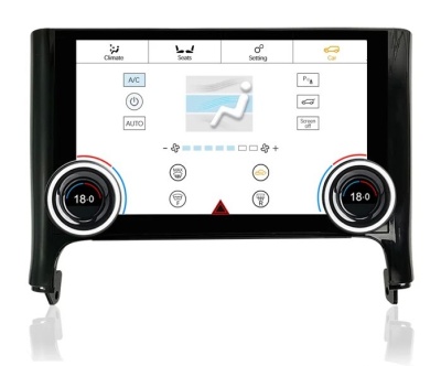 Сенсорная панель климата Range Rover Sport 2009-2013 - Radiola LCD/ЖК экран 10", съёмные боковые планки