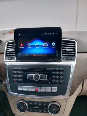 Магнитола для Mercedes-Benz ML (W166), GL (X166), G класс 2012-2016 NTG 4.5/4.7 - Radiola RDL-7702 L монитор 8,4", Android 13, 8Гб+128Гб, CarPlay, SIM-слот