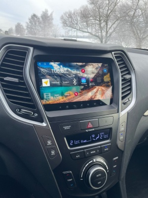 Штатная магнитола для Hyundai Santa Fe 3 2012+ RedPower 71210 на Android 10, 8-ЯДЕР, 6ГБ-128ГБ