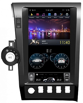 Штатная магнитола для Toyota Tundra 2007-2013 - Carmedia ZF-1818-DSP ("Тесла-Стиль") на Android 9.0, 6-ТУРБО ядер, 4ГБ-64ГБ и встроенным DSP