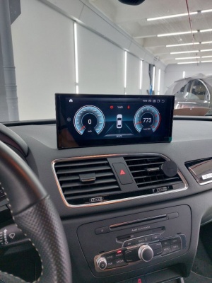 Магнитола Audi Q3 2011-2019 (без MMI 3G) - Radiola RDL-8513 монитор 10" на Android 13, 8ГБ+128ГБ, Carplay, SIM-слот