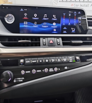 Магнитола андроид для Lexus ES 2018-2021 (тачпад) - Radiola RDL-LEX-ES18 монитор 12.3", Android 13, 8Гб+128Гб, CarPlay, 4G SIM-слот