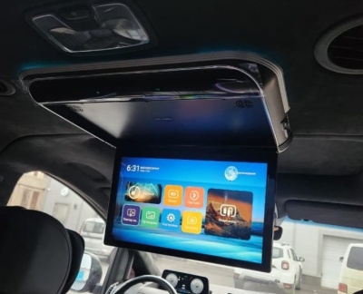ПОТОЛОЧНЫЙ СМАРТ ТВ 15.6" для Hyundai Staria (1920X1080, ANDROID), цвет черный