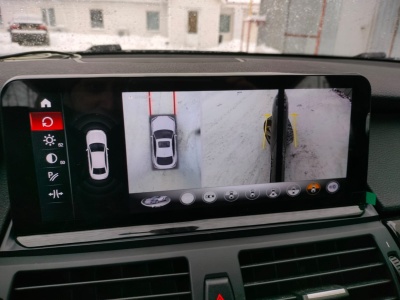 Система кругового обзора 360 для BMW с регистратором 
