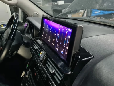 Магнитола для Toyota Land Cruiser 200 2008-2015 (климат на штатном экране) - Carmedia ZH-T1206X монитор 12.3", Android 12, 8Гб+128Гб, CarPlay, SIM-слот