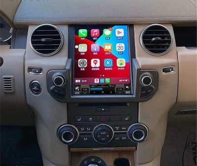 Магнитола для Land Rover Discovery 4 2010-2016 (маленький экран или монохром) - Carmedia NH-R1005-4 монитор 9.7" в стиле "Тесла", Android 10, 6Гб+128Гб, CarPlay, 4G SIM-слот