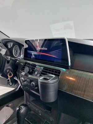 Магнитола для BMW 5-серия E60 2008-2010 CIC - Radiola RDL-6833 монитор 10" на Android 13, 8ГБ-128ГБ, Carplay, SIM-слот
