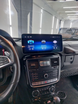 Магнитола для Mercedes-Benz G-класс 2015-2018 NTG 5.0/5.1 - Radiola RDL-7705 монитор 10.2", Android 13, 8Гб+128Гб, CarPlay, SIM-слот