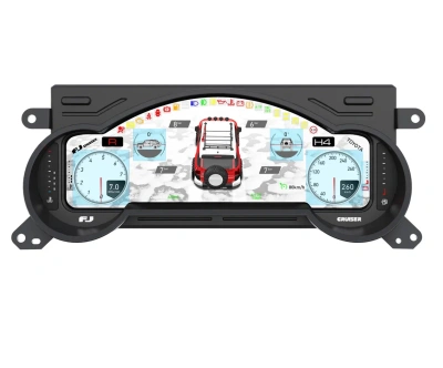 Электронная панель приборов Toyota FJ Cruiser- ZH-156 с LCD / ЖК 12.3" экраном QLED