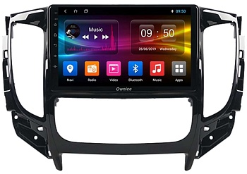 Штатная магнитола для Mitsubishi Pajero sport 2017+ - Carmedia OL-9567-P30 на Android 10, до 8-ЯДЕР, до 4ГБ-64ГБ памяти и встроенным DSP