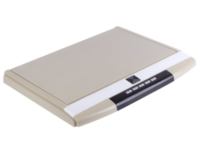 Автомобильный потолочный монитор 17.3" со встроенным медиаплеером ERGO ER17S (FullHD 1920x1080) бежевый